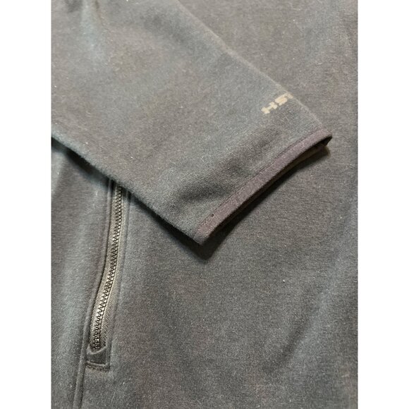 Under Armour Black Storm Full Zip Black Fleece Jacket Size XL Zipper Pockets - Picture 2 of 4